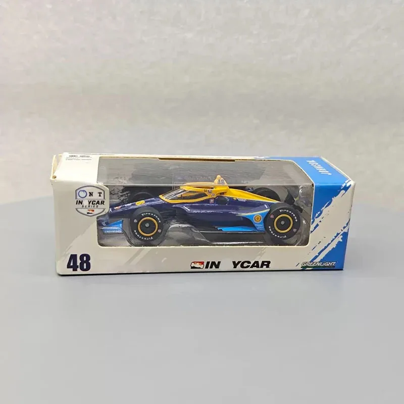 

Машинка Greenlight 1:64, серия NTT Indy Car # Коллекционная модель гоночного автомобиля из сплава 48, классика, сувенир для взрослых, хобби и игрушки
