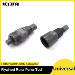 Motorcycle Repair Tool Flywheel Puller Double-head Magneto Pull Code Rotor Puller 24mm 27mm For HONDA YAMAHA SUZUKI KAWASAKI KTM