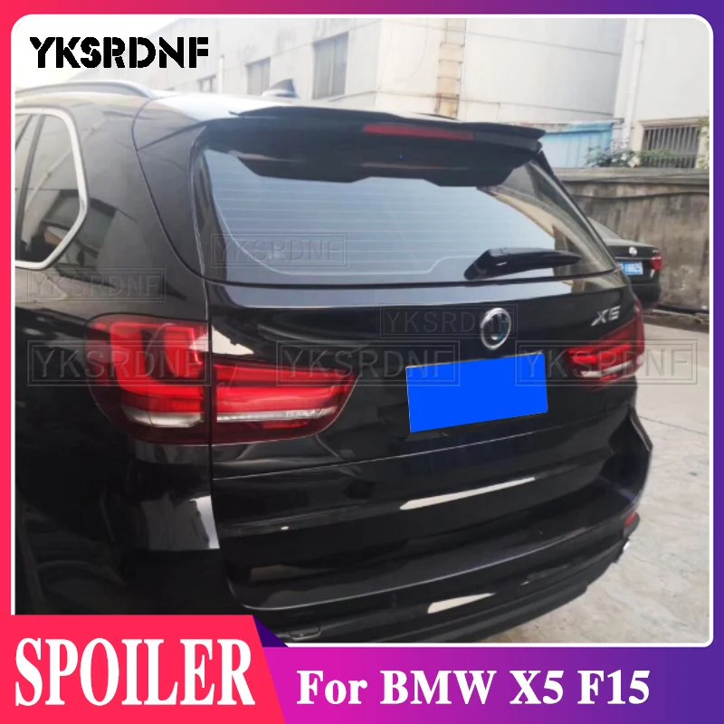 

YKSRDNF For BMW X5 F15 M50d Performanc Styling High Quality ABS Car Rear Roof Wing Lip Spoiler For BMW X5 F15 M50d 2013-2018