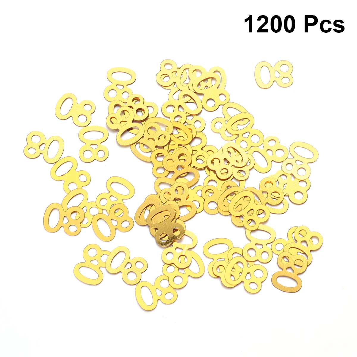 1200 Pcs Number Confetti Decoration Premium Quality Reusable Birthday Anniversary Party Sprinkle Tables Invitations Favor Bags