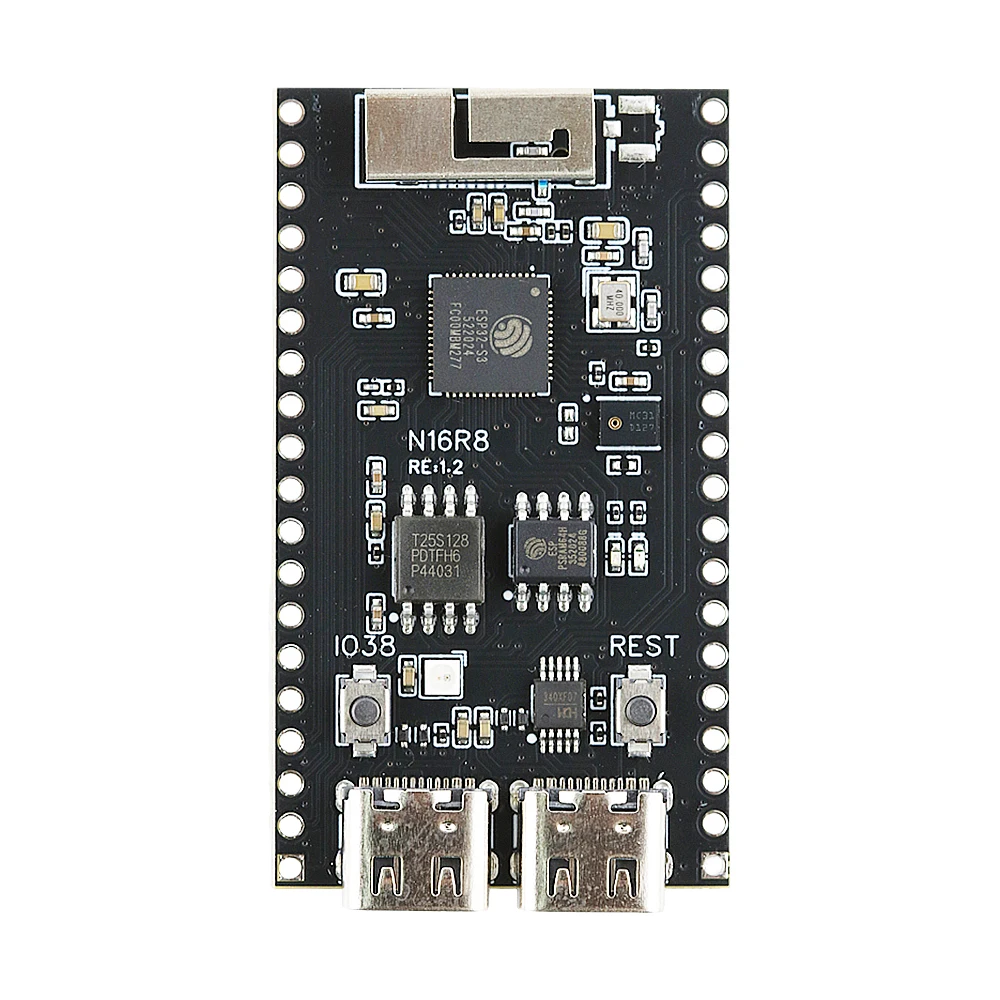 Płytka rozwojowa ESP32-S3 z modułem WiFi 2.4G, BT, mikrofonem i modułem kamery OV2640, NOWY ESP32S3 N16R8 CAM, 8MB PSRAM, 16MB FLASH — zdjęcie produktu 7