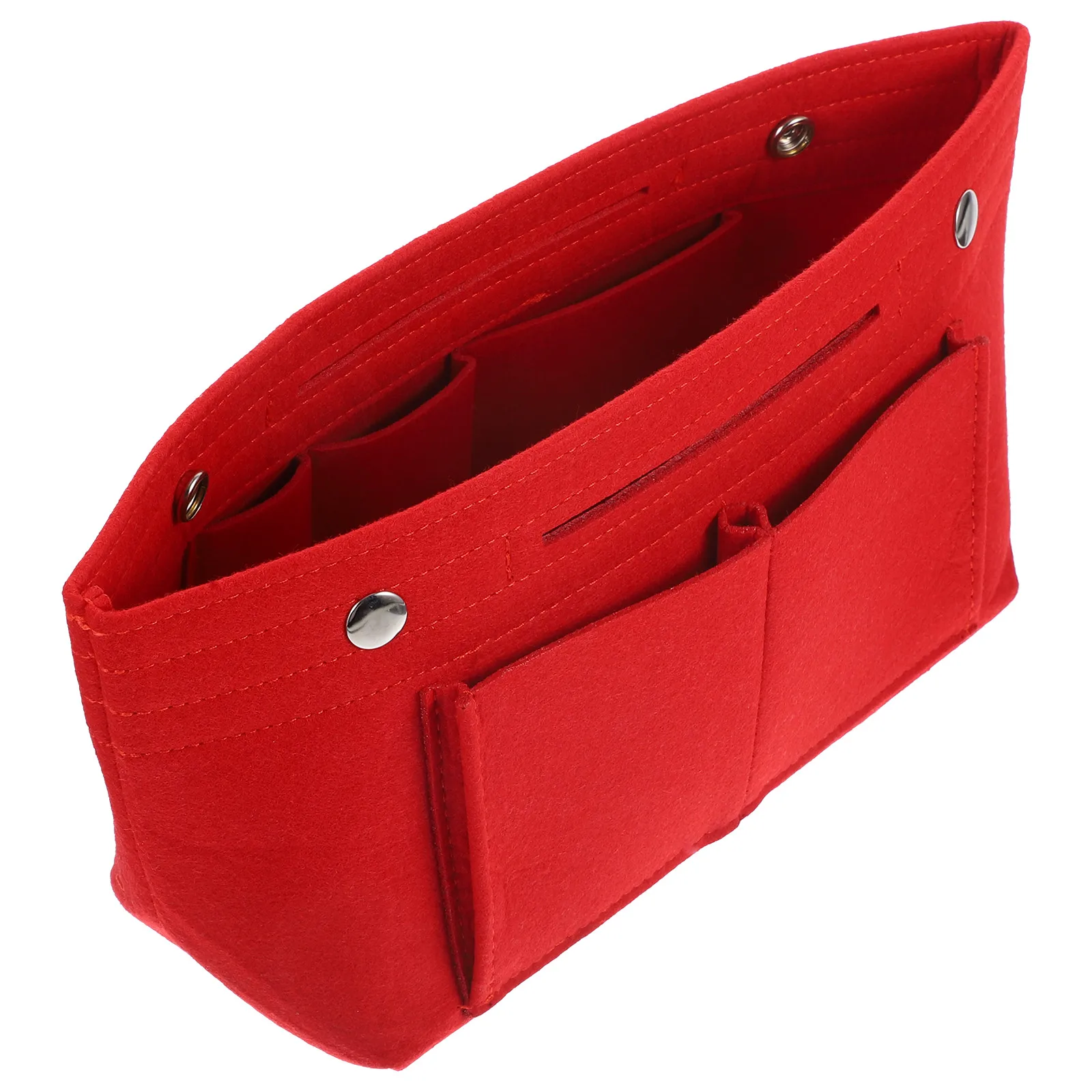 

Felt Cosmetics Large Capacity Liner Foldable Storage ganizer Clutch Multi Functional Cosmetics Bag Toiletry Pouch