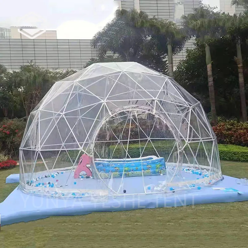 Transparent Dome Starry Sky Restaurant Tent Bed And Breakfast Outdoor Garden  Thickened Steel Material Free Shipping