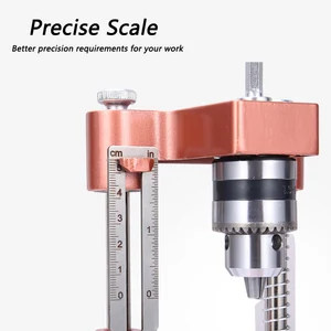 Bộ định vị khoan bằng gỗ hợp kim bằng hợp kim với tỷ lệ, tôi cần định vị, hướng dẫn khoan, chốt, máy đục lỗ, công cụ gia đình DIY 12 CALAGE SAU DAD GOOD - №7