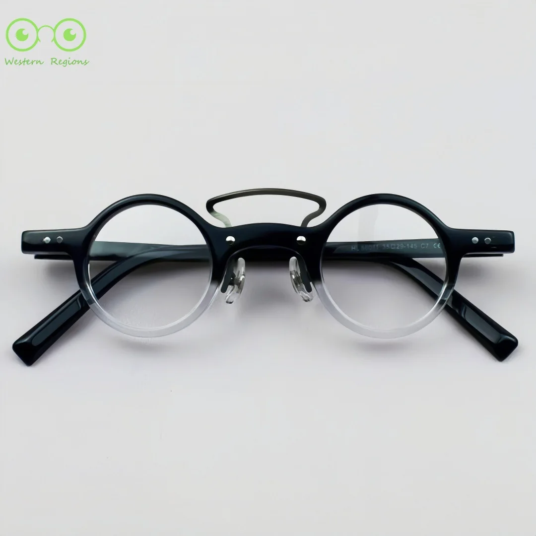 إطار دائري صغير ياباني جديد مخصص للرجال والنساء إطار نظارات لإطار متعدد الوظائف ومريح
