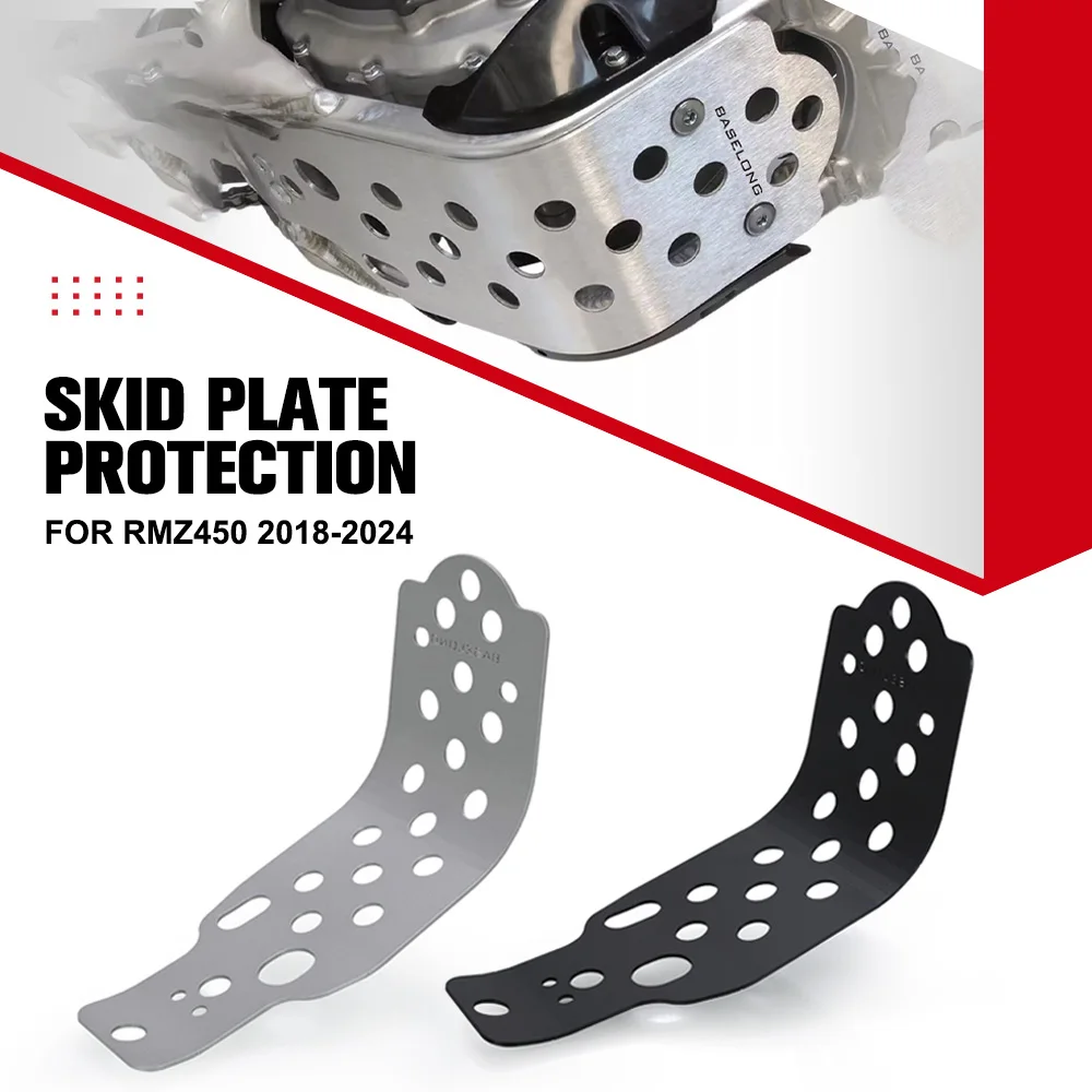

Skid Plate Engine Bottom Guard Cover Protector For Suzuki RMZ450 2018-2019-2020-2021-2022-2023-2024 Motorcycle Accessories
