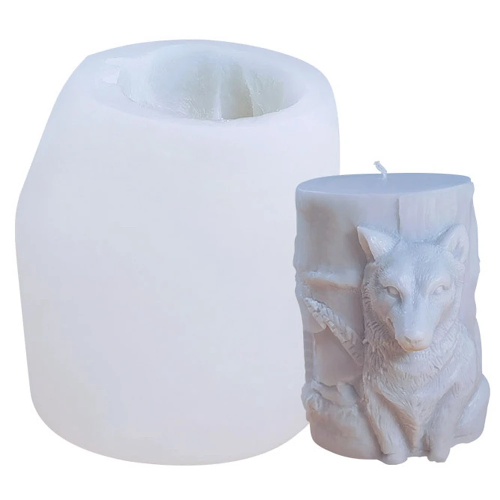 

Animal Cylinder Aromatherapy Candle Silicone Mold DIY Deer Candle Silicone Mold Scented Making Tools 3D DIY Handmade Fragrance