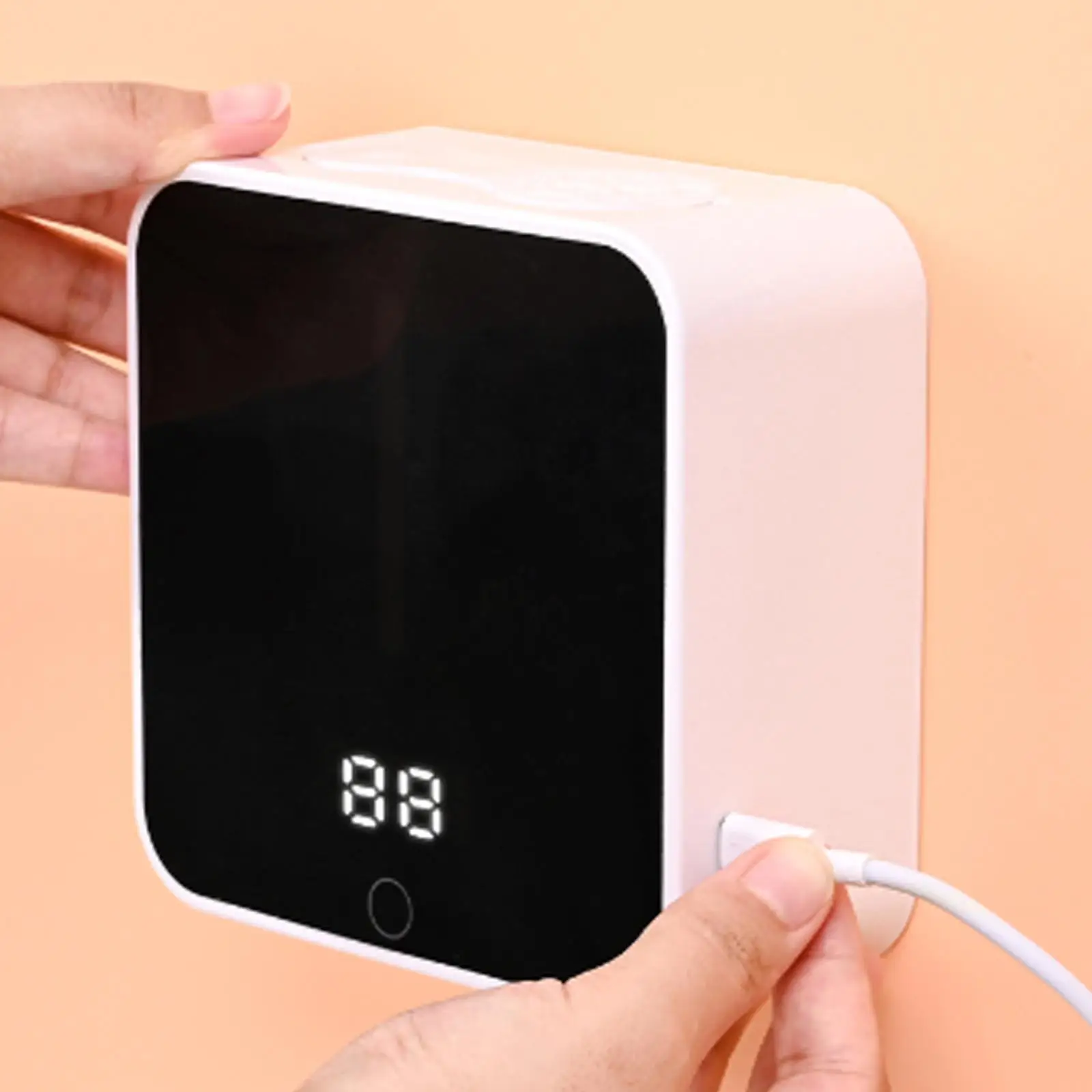 Настенный USB-дозатор пены, автоматический инфракрасный датчик, мыльница, емкость 400 мл для офиса, салона, дома, 3 режима пены