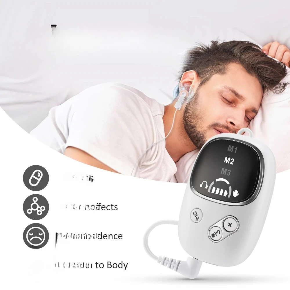 جهاز تحفيز الأذن لتخفيف الأرق وتعزز النوم السريع والنوم العميق والقلق والمخفف للاكتئاب #1