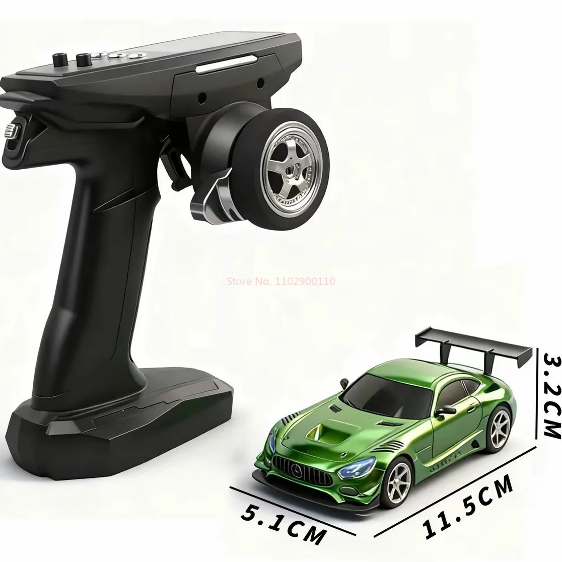 

Green Devil 1/43 Rc Car Mini 4wd High Speed Rc Drift Car Full Proportion With Gyroscope Racing Desktop Toys Birthday Gifts