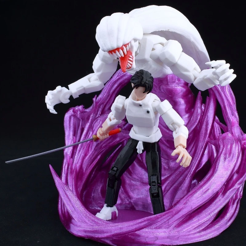 16-20 cm 3D Baustein Anime Fünf Statue Action Figur Modell Kit Sammeln Desktop Ornament Dekoration Geschenk für Kinder jungen