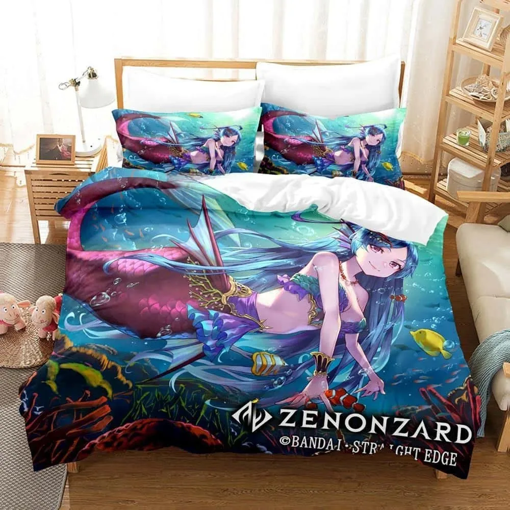 

New Game ZENONZARD Bedding Set Single Twin Full Queen King Size Bed Set Adult Kid Bedroom Duvet Cover Sets Anime
