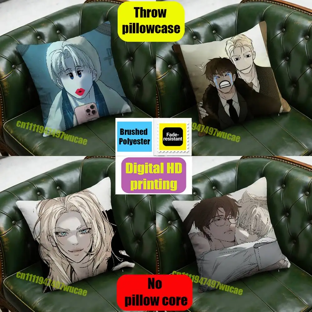 For C-Codename Anastasia Kwon Taekjoo Zhenya Throw Pillow Case 30x30cm Car Custom Square Pillowcase Pad Cushion Cover