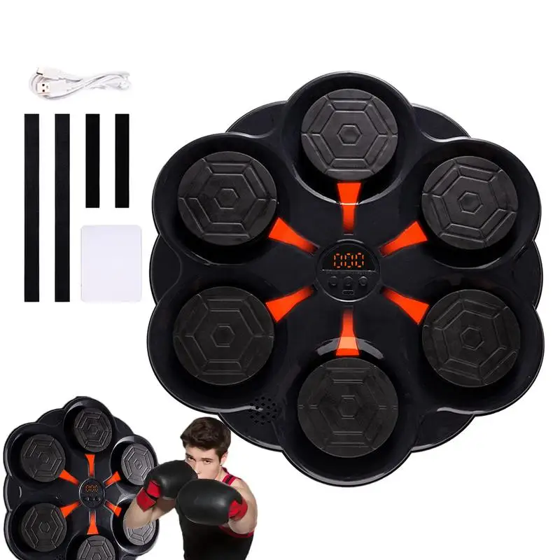 Music Boxing Machine Boxing Wall Mount Machine Music Boxing Target For Adults Kids Workout Equipment For Home Fitness Stress