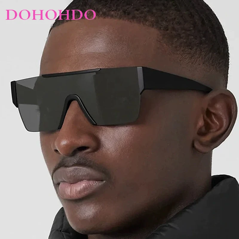 

DOHOHDO Oversized Sport Goggle Sunglasses Women For Men Designer Sun Glasses Vintage Punk Ski Cycling Windproof Eyeglasses UV400