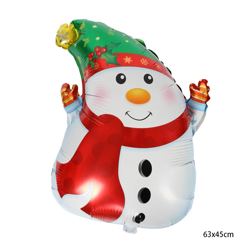 Santa Claus Balloon Elf Snowman Hydrogen Ball Christmas Scene Atmosphere Decoration Aluminum Foil Balloon