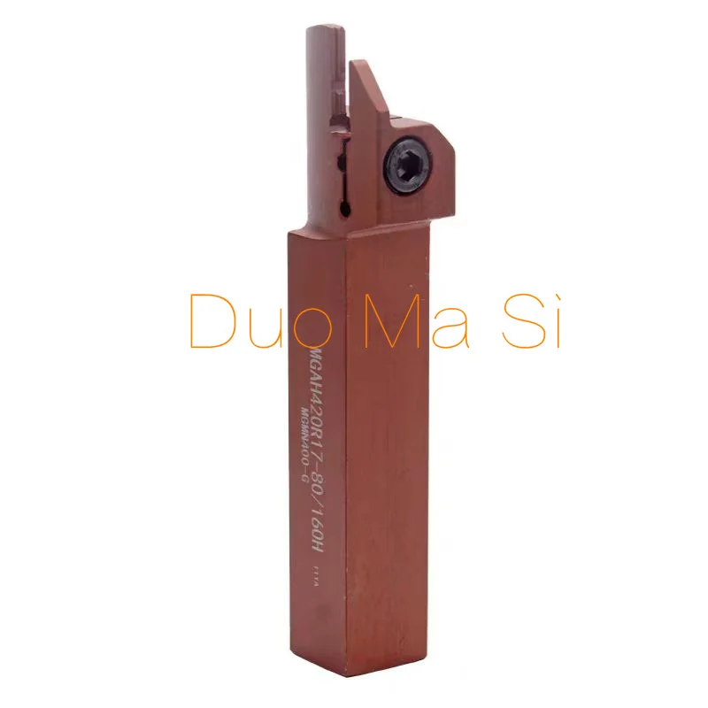 MIncome-Acier à ressort haut de gamme, H320R MIncome H325R Couteau rainuré à face d'extrémité, Large gamme 24/400mm pour tour à insert en carbure MGGN/MGMN300