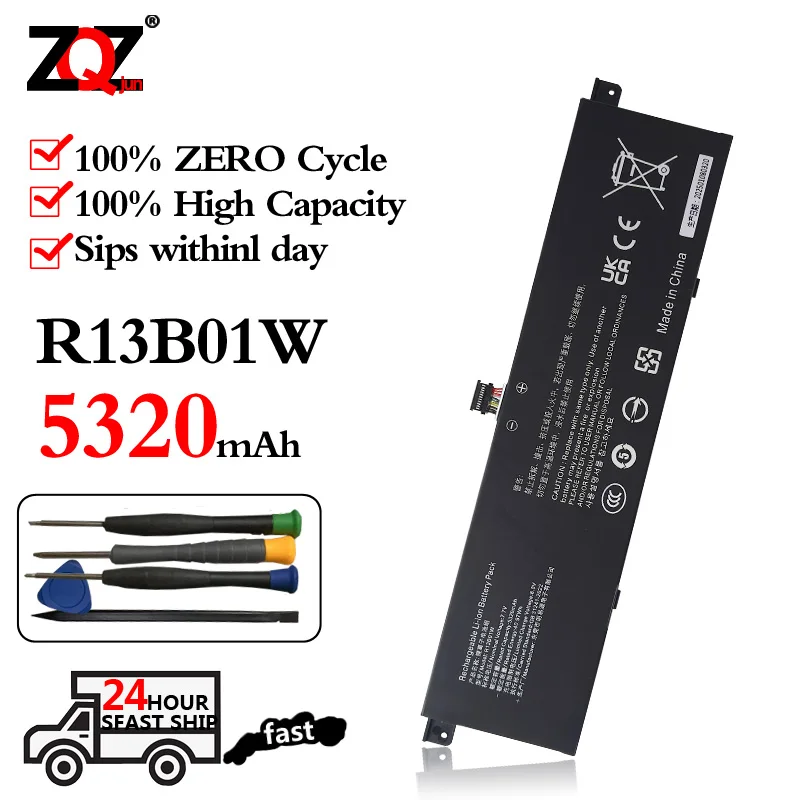 R13B01W R13B02W Laptop Battery for Xiaomi Mi Air 13 13.3
