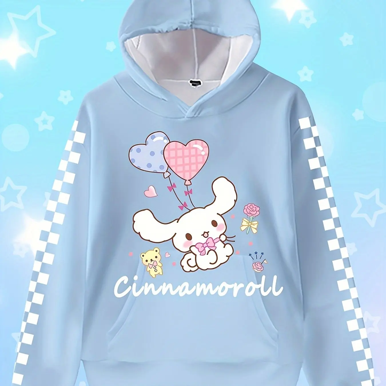 New Sanrio Cinnamon Dog Cartoon Hoodie 3D Printing Cute Comfortable Long Sleeve Hooded Sweatshirt Boys Girls Fashion Street Tops