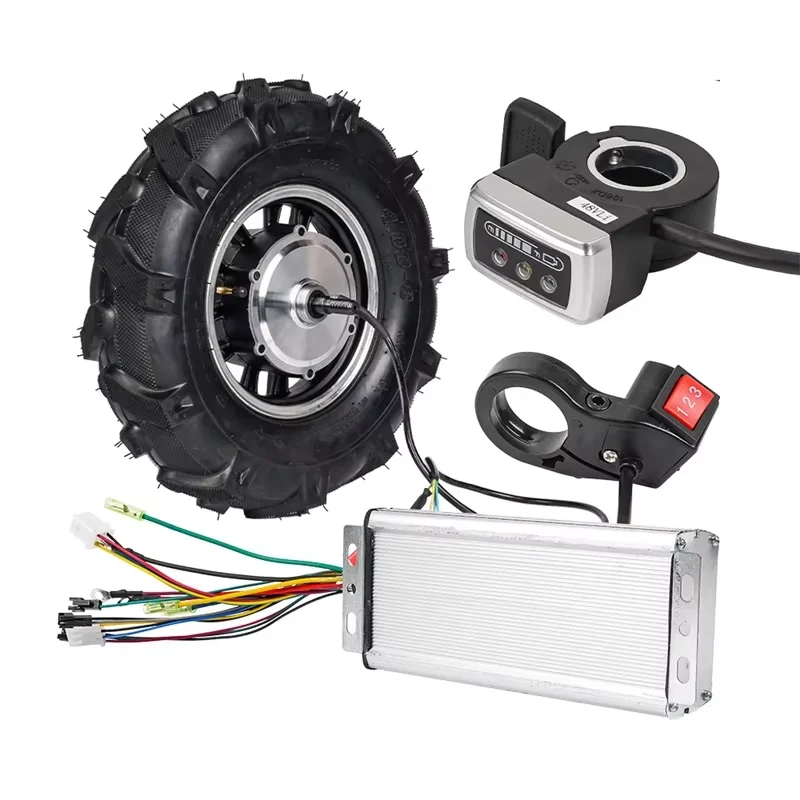 16 Inch 48V 500W1000W 1500W Electric Motor Kit  High Torque Rear Hub Motor Kit For Electric Wheelbarrow