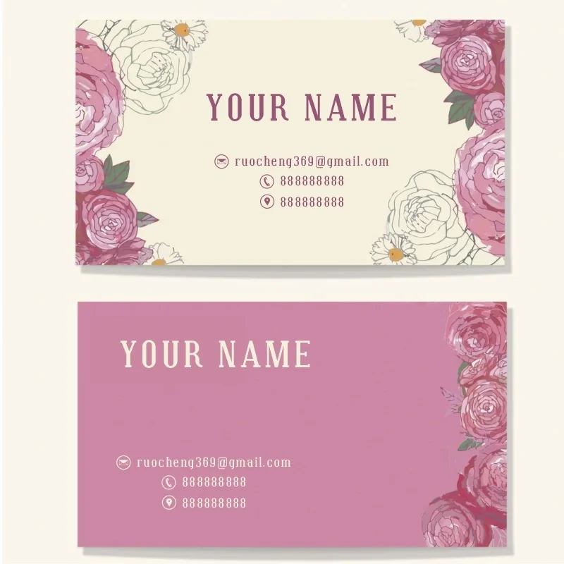 200 Pcs Small Batch Customized Business Cards Personalized Printing and Fast Printing