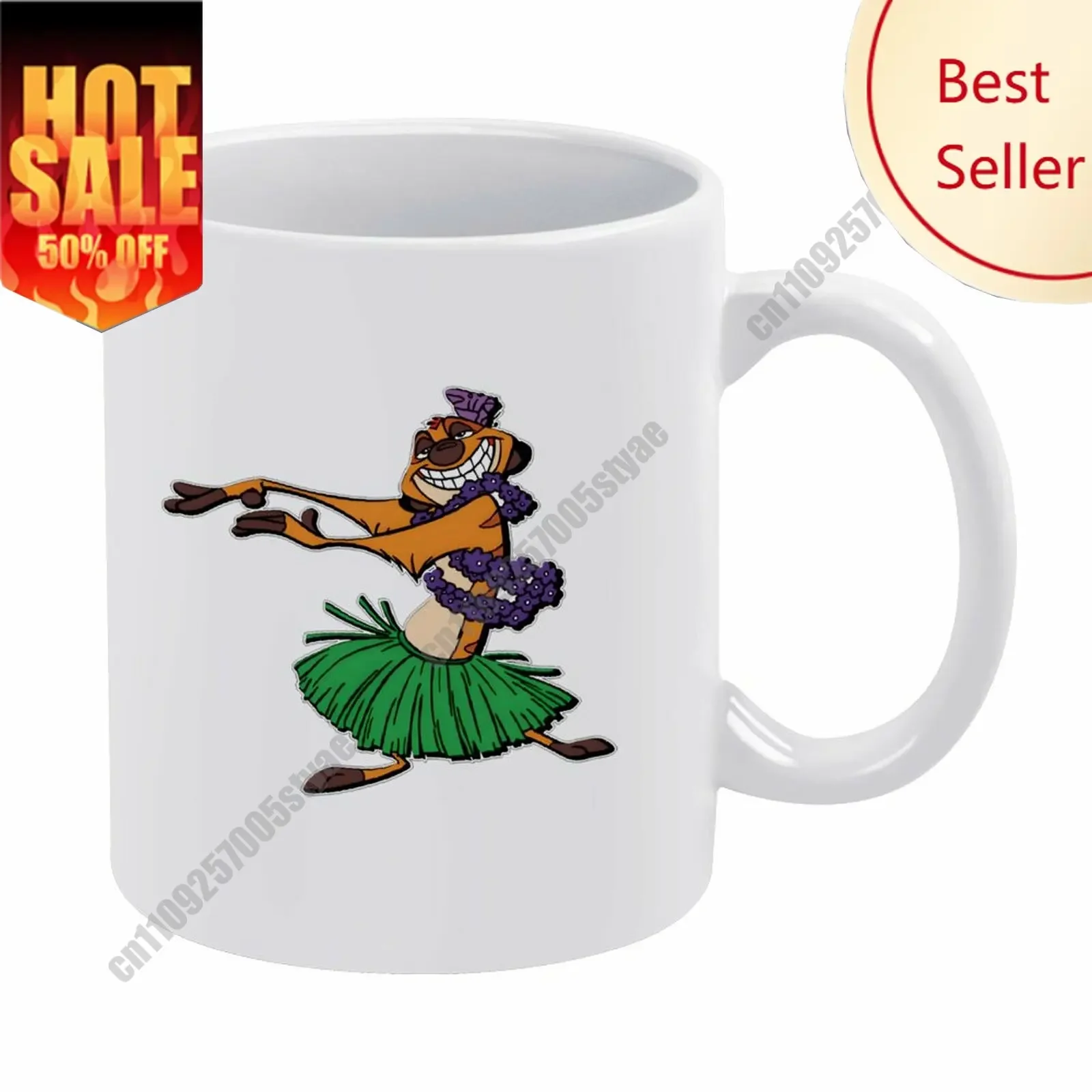 

Timon Mug Disney Cartoon Customization Upload Your Own Image Logo Text Coffee Cup Holidays Birthday Ceramic Cup