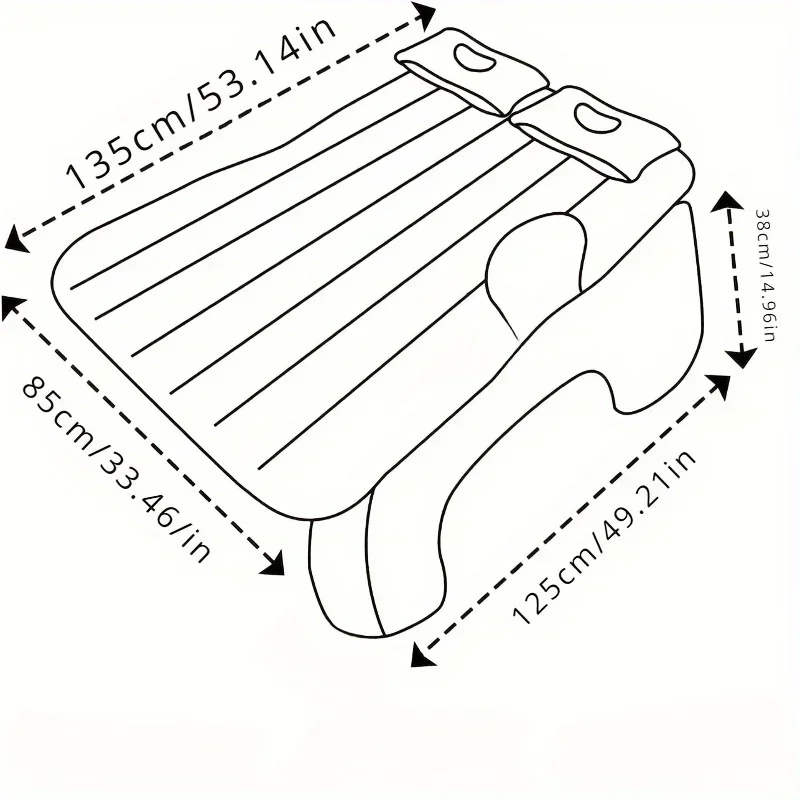 Car Travel Bed Automatic Air Mattress Sleeping Pad Inflatable BackSeat Bed Outdoor Cushions Camping Sofa Bed Accessories for Car