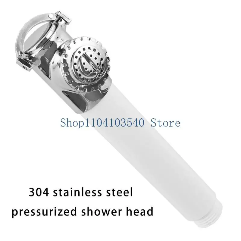 

02DC Highly Pressure Camping Shower Head Rainfalls Handheld Showerhead Speedboat External Shower Nozzle For Outdoor Bathing