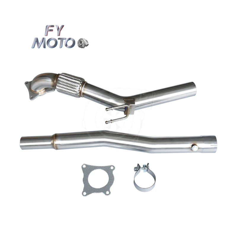 Exhaust Downpipe for au di A3 2.0T 06+ VW GOLF MK5 MK6 Fit LHD&RHD Connection