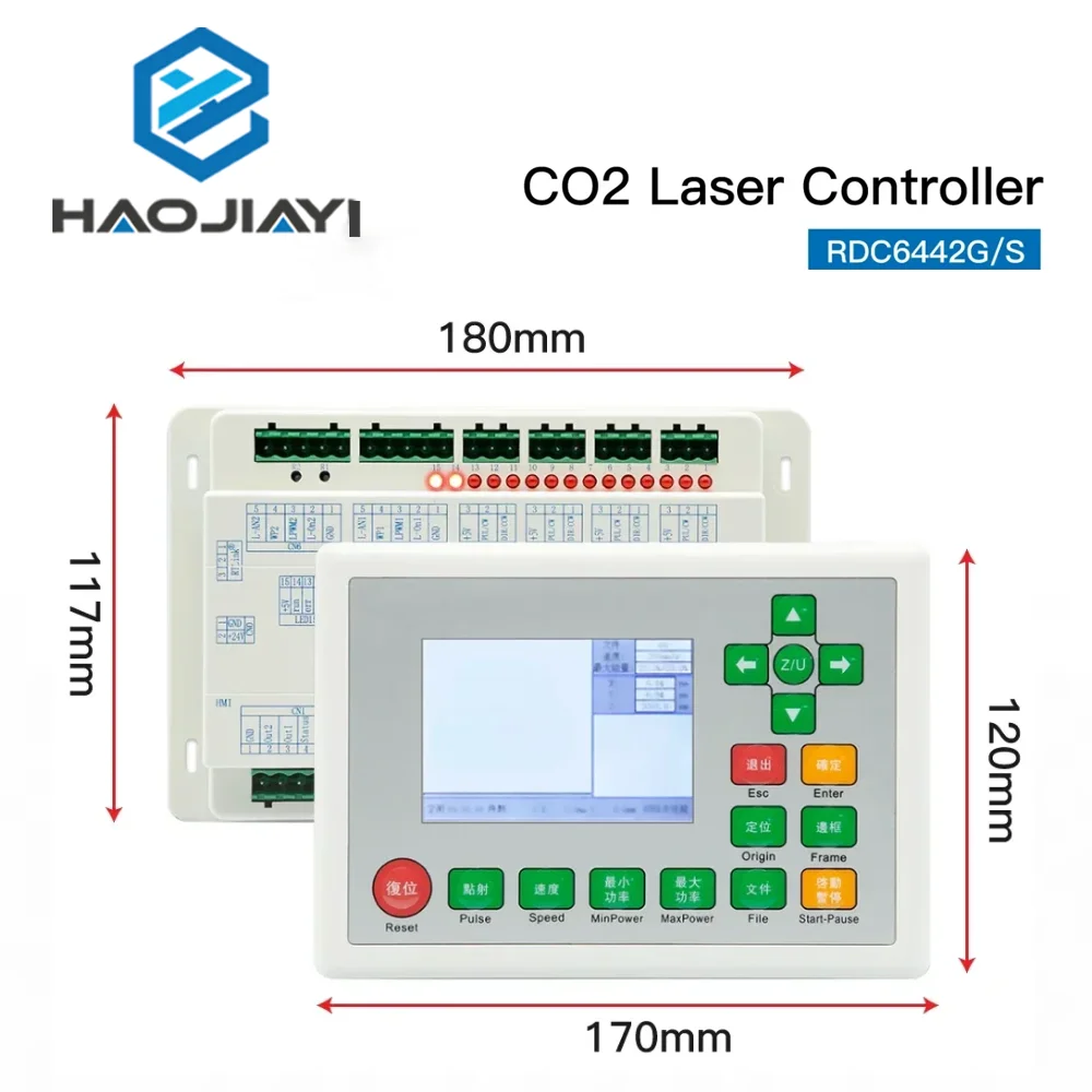 

CO2 Laser Machine Ruida Controller Card RDC6442G RDC6442S DSP Main Control System Engraver Cutter Replacement Parts