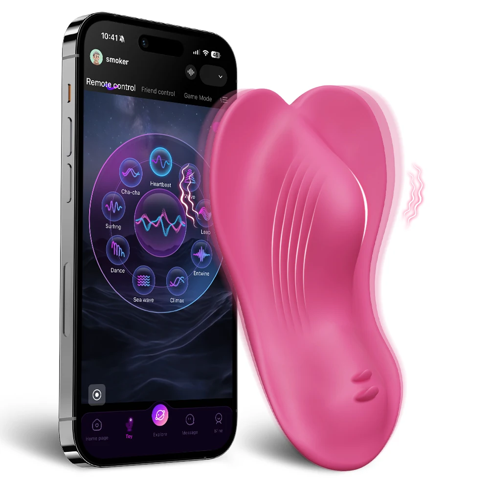 APP Control Wearable Panties Vibrator Clitoris Stimulator for Women Female Masturbator Interaction Sex Toy for Couples Game