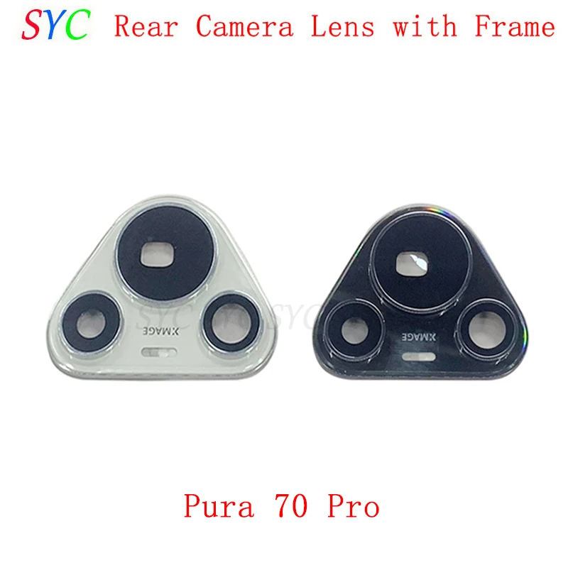 

Rear Back Camera Frame with Lens Glass For Huawei Pura 70 Pro Plus Camera Glass Lens with Frame Repair Parts