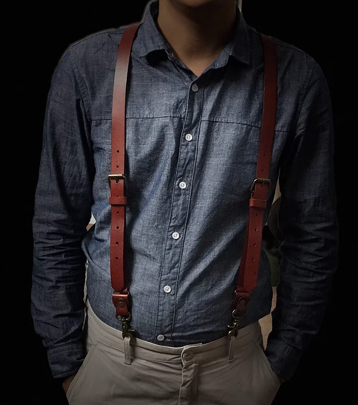 本革サスペンダーバックルフックサドルバッグストラップメンズトップレイヤー牛革レディースショルダーストラップ装飾留め具