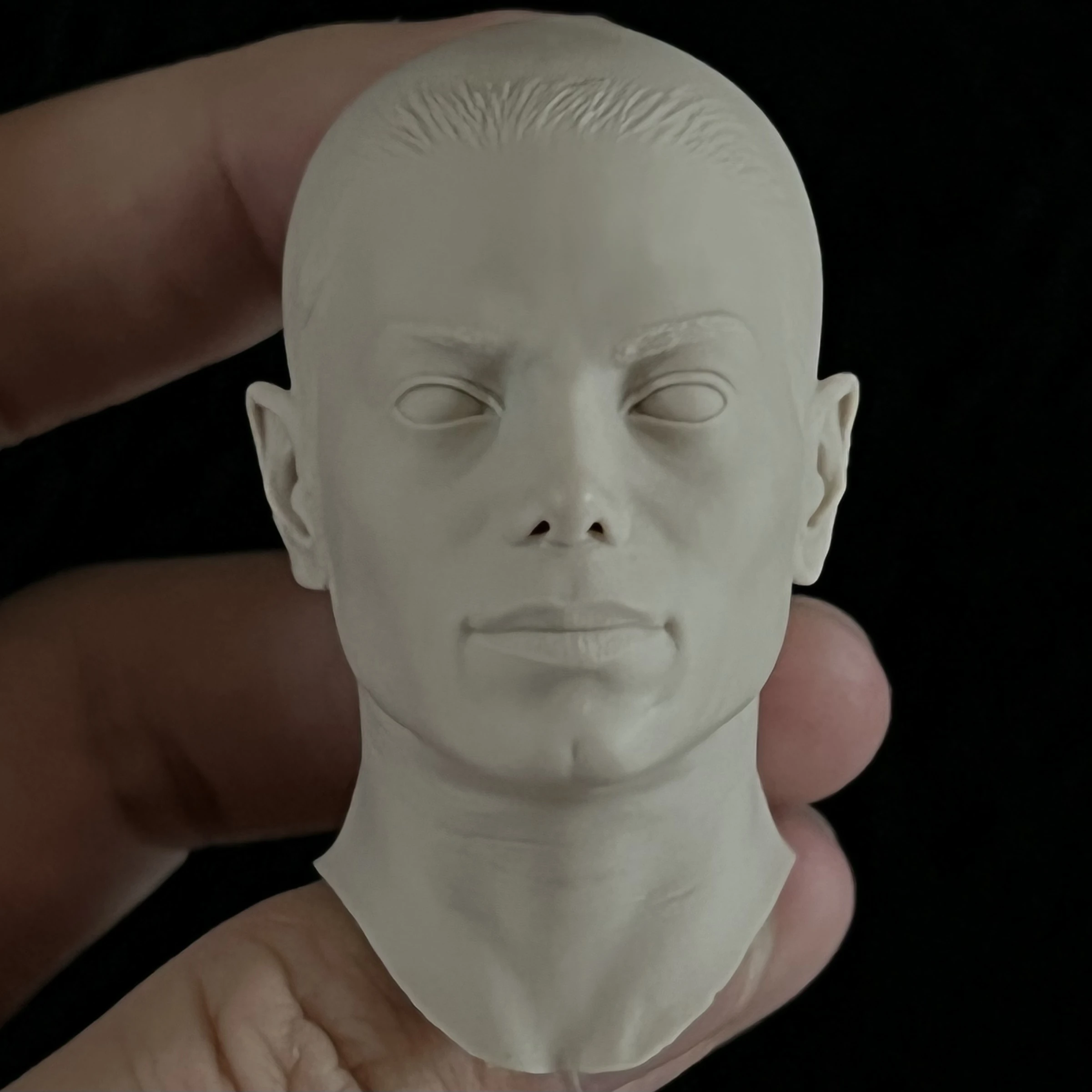 

1/6 Male Soldier Michael Unpainted Hair Planting Version Head Sculpture Model Accessories Fit 12'' Action Figures Body In Stock