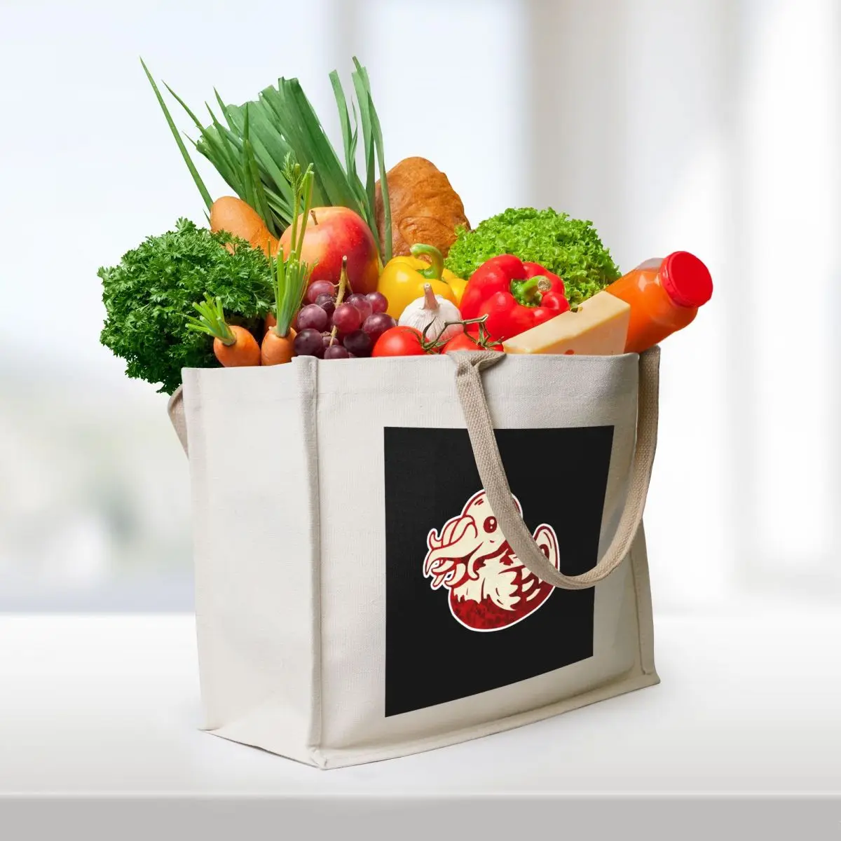 No Ducky Tote Bag Portable shopping bag Fabric bag shopping trolley