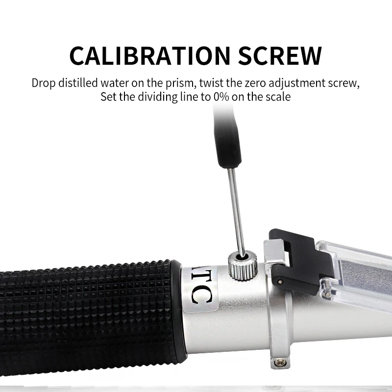 Imagem -06 - Hand Held Alcohol Refractometer Atc Spirits Tester Alcohol Meter Liquor Wine Content Tester com Retail Box 80