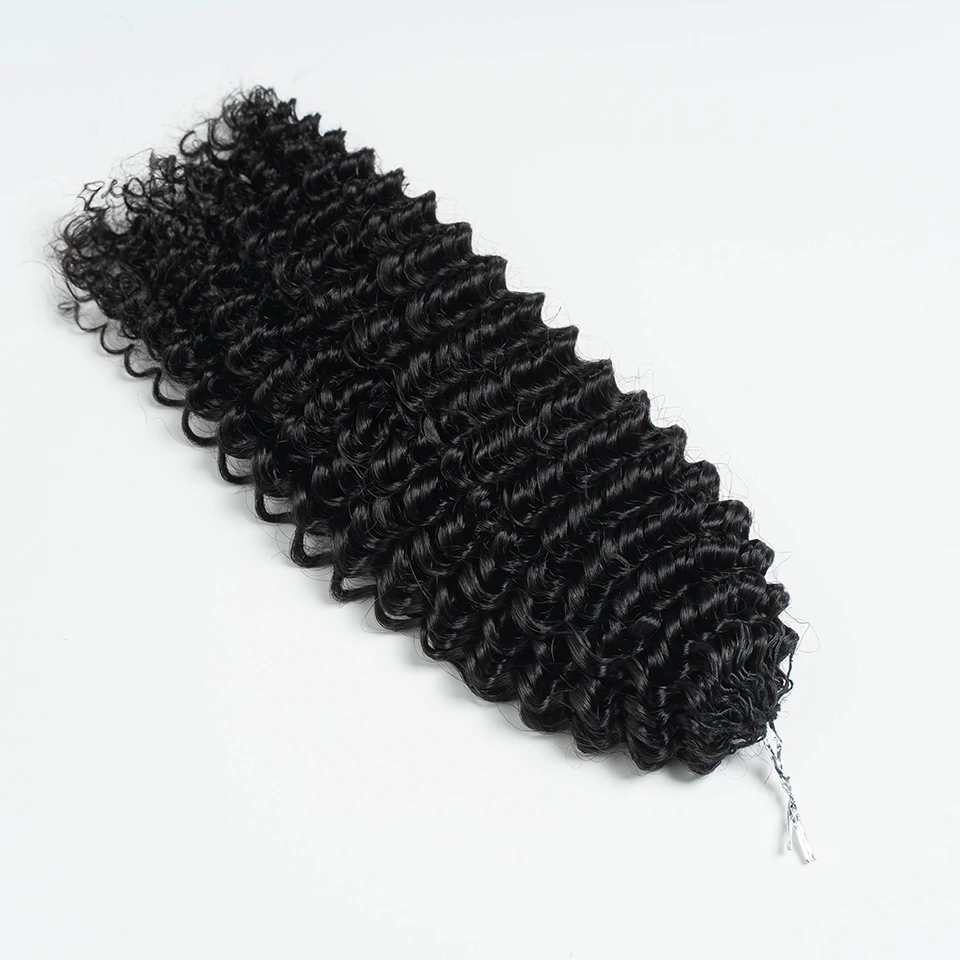 22 بوصة شعر بشري مجعد السائبة QVR الأفرو غريب 3 قطعة الشعر السائبة ل غريب تويست الكروشيه تجديل الشعر 100% حزم الشعر البشري #3