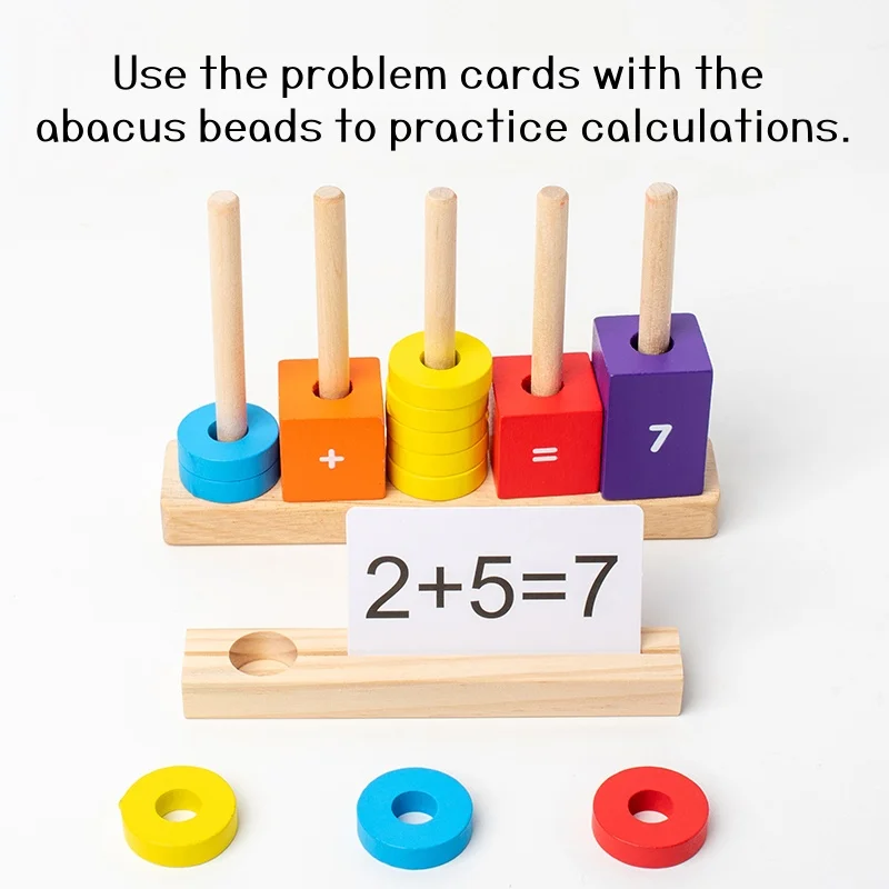 Digital Operation Stacking Toy: Build Equations, Solve Problems—Kids Play with Math Hands-On Fun