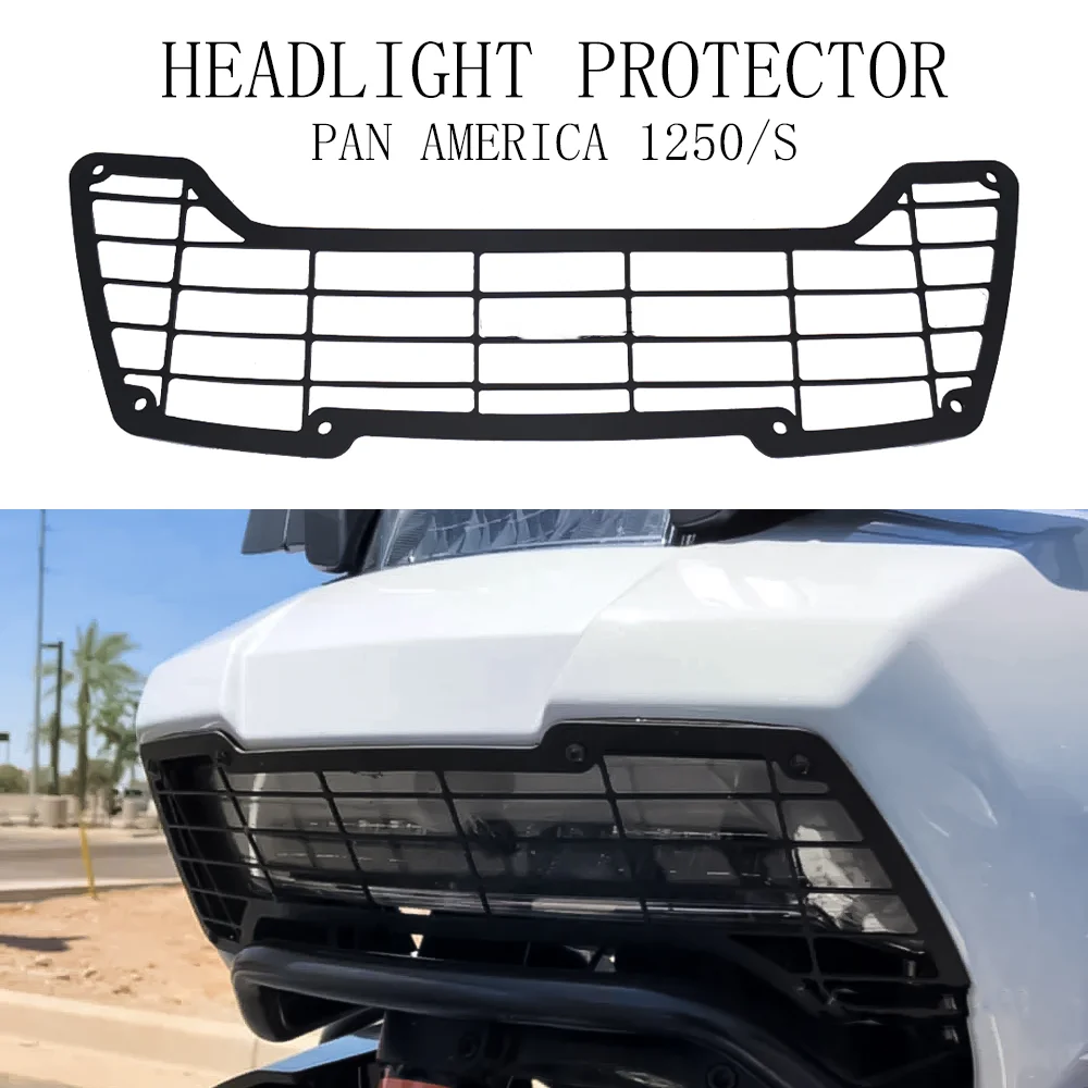 

For Pan America PA 1250 S Set Headlight Protector Grille Guard Cover Pan America 1250 S Accessories Headlight Protector 21- 22