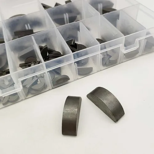 Imagen 2 del producto Juego surtido de llaves de acero al carbono, sujetadores de accionamiento de eje de media luna métricos, industria mecánica, juego de media luna, 80 Uds.