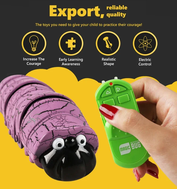 التحكم عن بعد الحشرات محاكاة الأشعة تحت الحمراء RC الحيوان صعبة علة محاكاة ساخرة الزواحف الاطفال لعبة حفلة صبي فتاة هدايا عيد الميلاد #6
