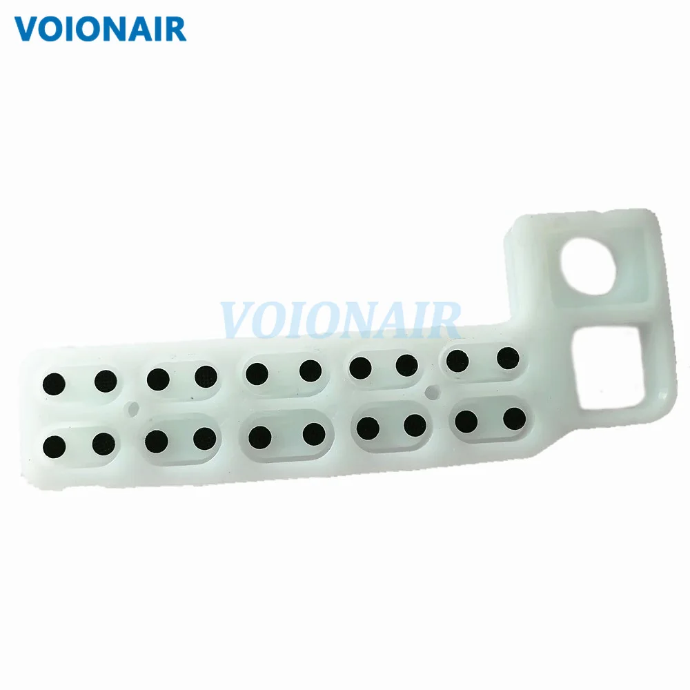 VOIONAIR 5pcs Digital Number Keypad Keyboard Keys Button Rubber For Motorola GM338 Car Radio Repair Accessories