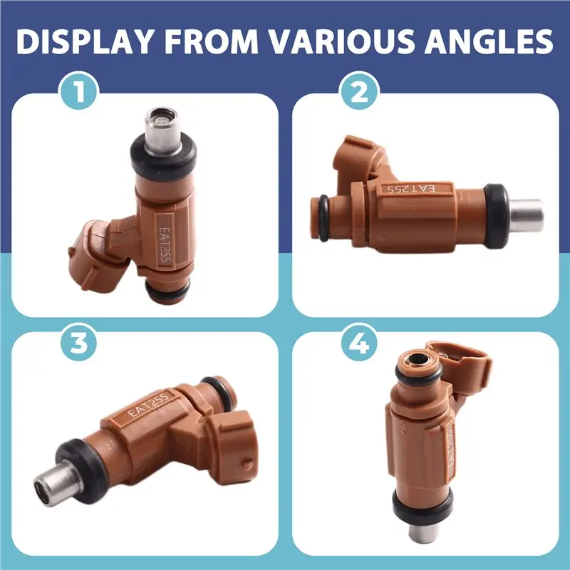 NEW HOT In Stock-For GSXR600 GSXR750 2006- 2007 Compatible 4Pcs 15710-01H00 1571001H00 EAT255 Fuel Injector Nozzles