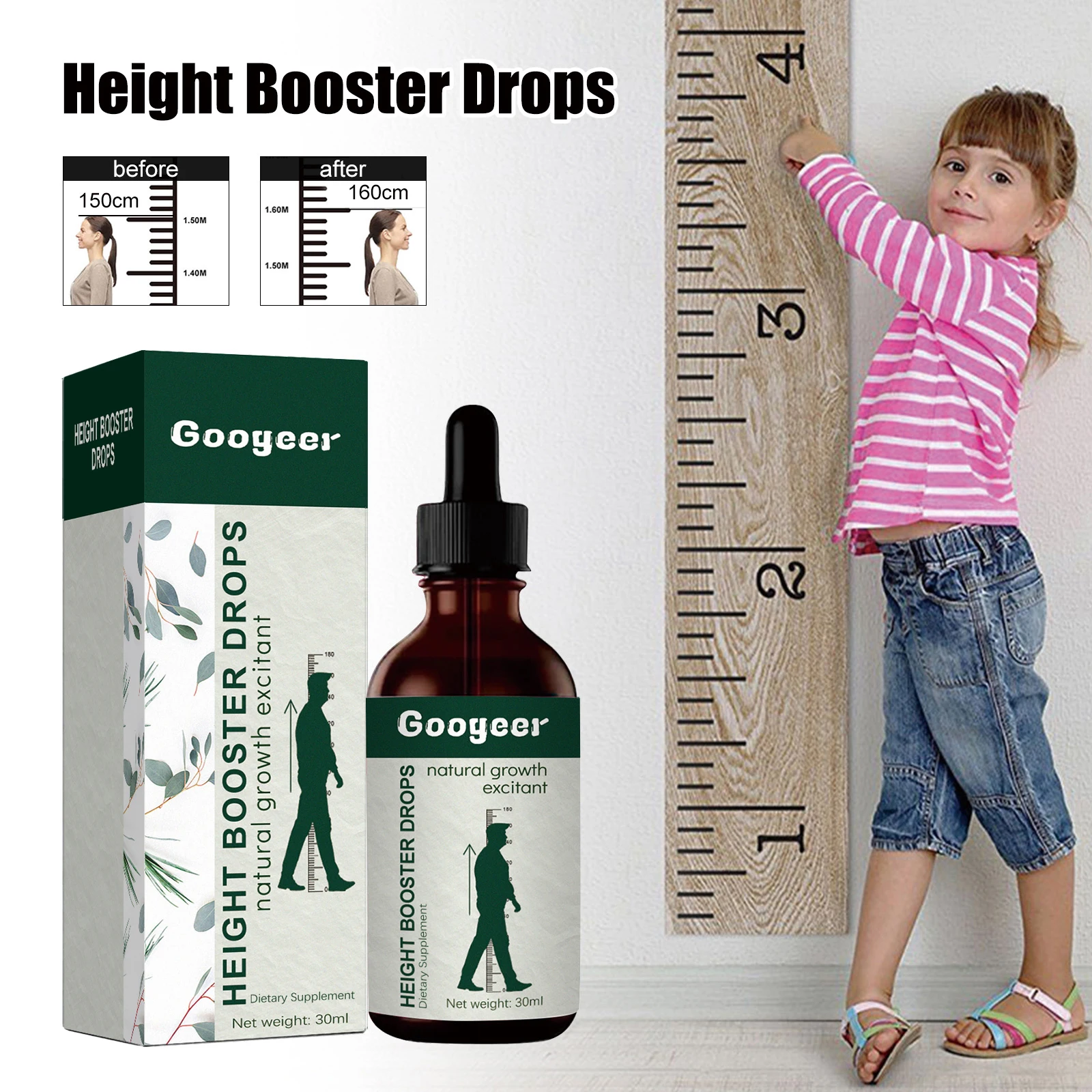 

Googeer Bone Health & Growth Support Liquid Supplement