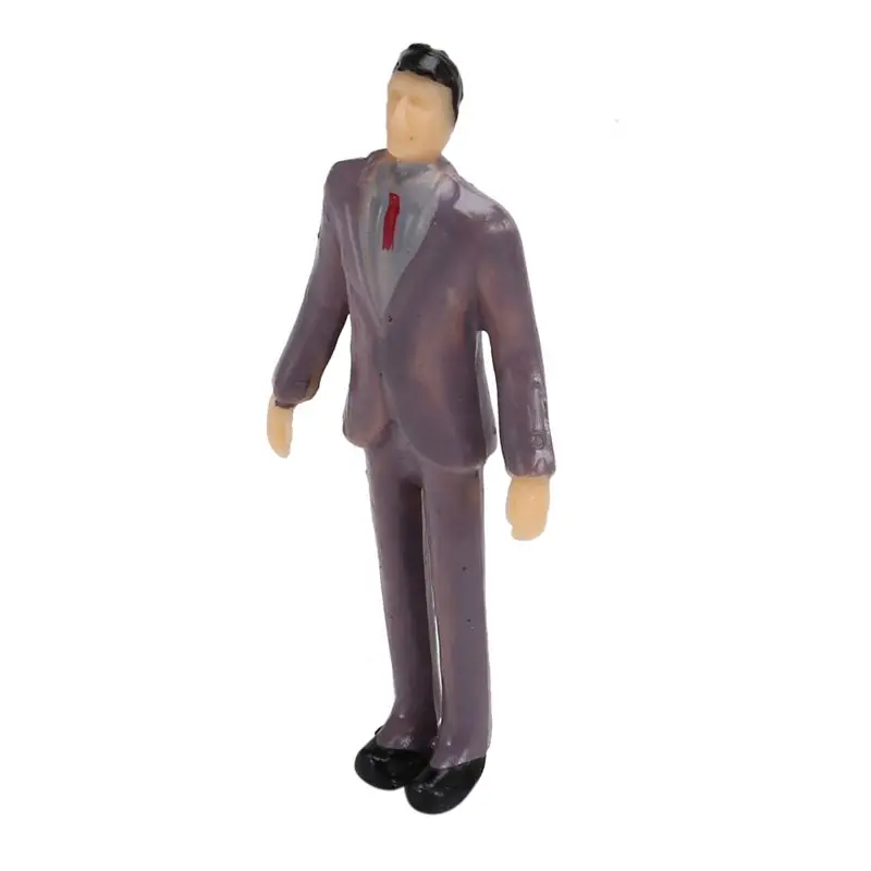 B78B-150Pcs G Scale 1:30 Mix Painted Model People Train Park Street Passenger Figures