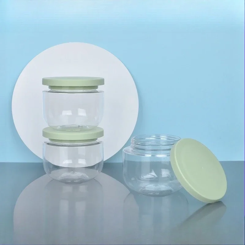 

250 мл 5/10/20 шт., бутылки для маски для лица для сна, утренний ночной крем, очищающая маска для волос, авокадо, ПЭТ-скраб для тела, бутылка с широким горлышком