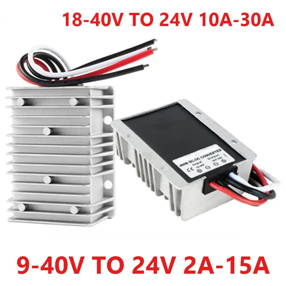 9-40V/18-40V To 24V 2A 3A 5A 10A 15A 20A 30A DC Power Converter Boost Buck Voltage Regulator 24V To 24V Power Voltage Stabilizer