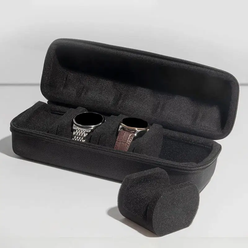 EVA Watch Box Travel Roll Case for 1/2/3/4 Watches Storage Watch Protector Organizer Shockproof Display Case for Men or Women