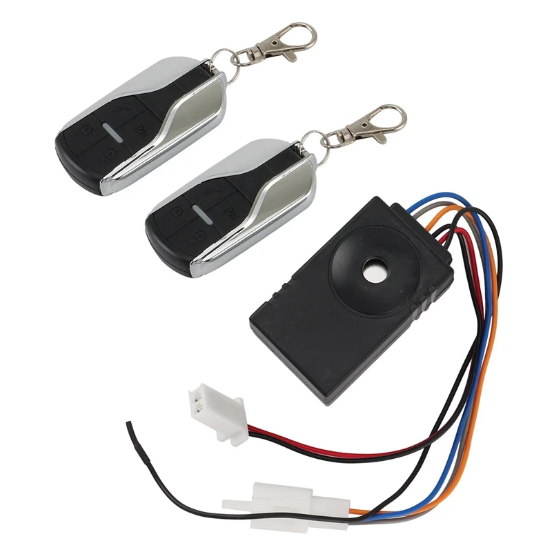 4X Ebike Alarm System 36V 48V 60V 72V with Two Switch for Electric Bicycle/Scooter Ebike/Brushless Controller