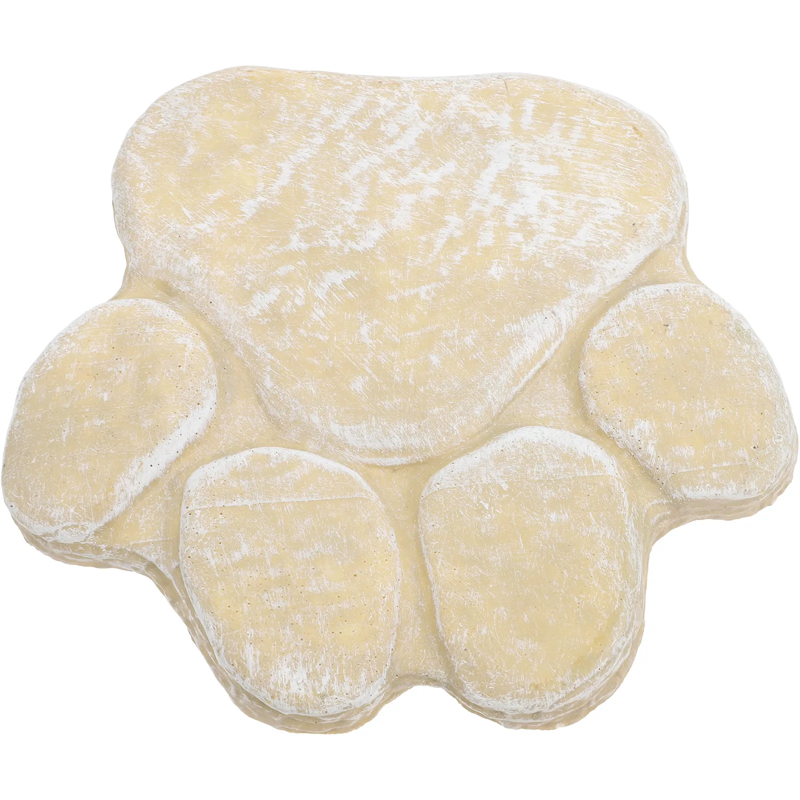 Pet Memorial Stone Outdoor Dog Cat Grave Marker Resin Paw Print Design Weatherproof Garden Lawn Headstone Lasting Tribute